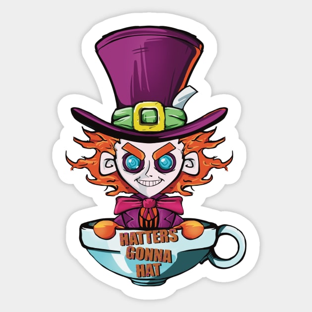 Haters gonna Hate Sticker by Owl-Syndicate